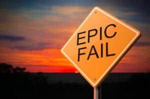 Epic fail sign - Texas DWI 